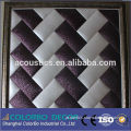 Professional design decorative fabric acoustic panels for Cantabile ballroom